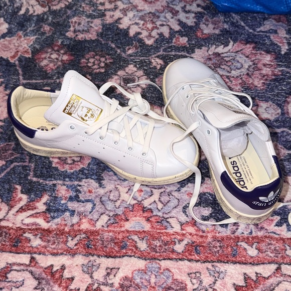 adidas Shoes - Adidas Stan Smith Leather Luxe white leather Mens 5 / Womens 6 NEW
